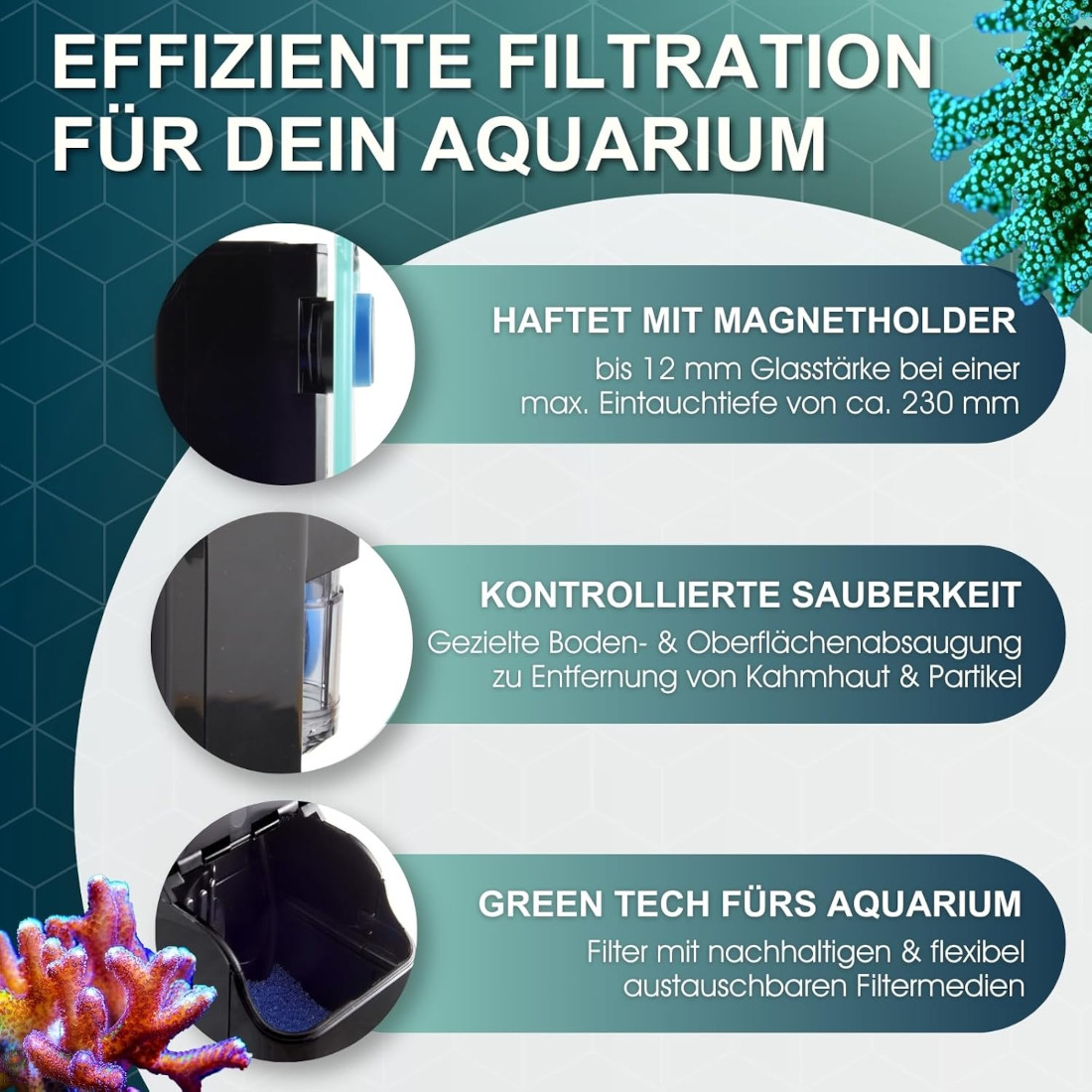 Tunze Comline® Streamfilter 3163 -Innenfilter für Boden u. Oberfläche-