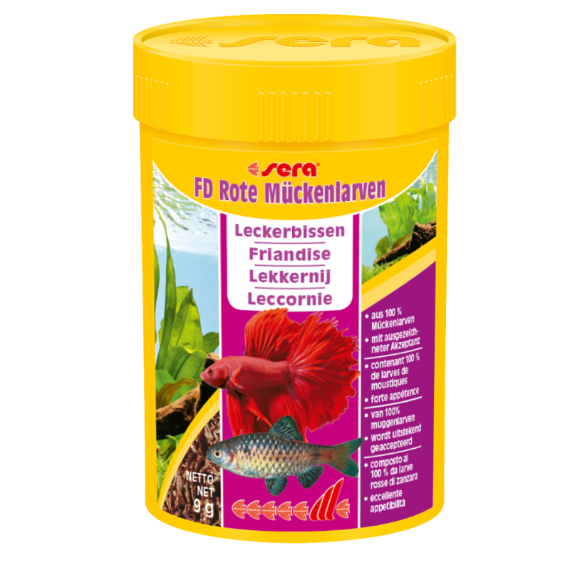 sera FD Rote Mückenlarven 100 ml 