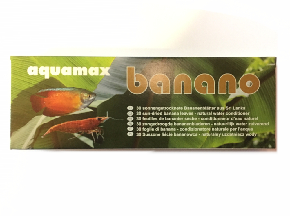aquamax banano 30 Bananenblätter Packung