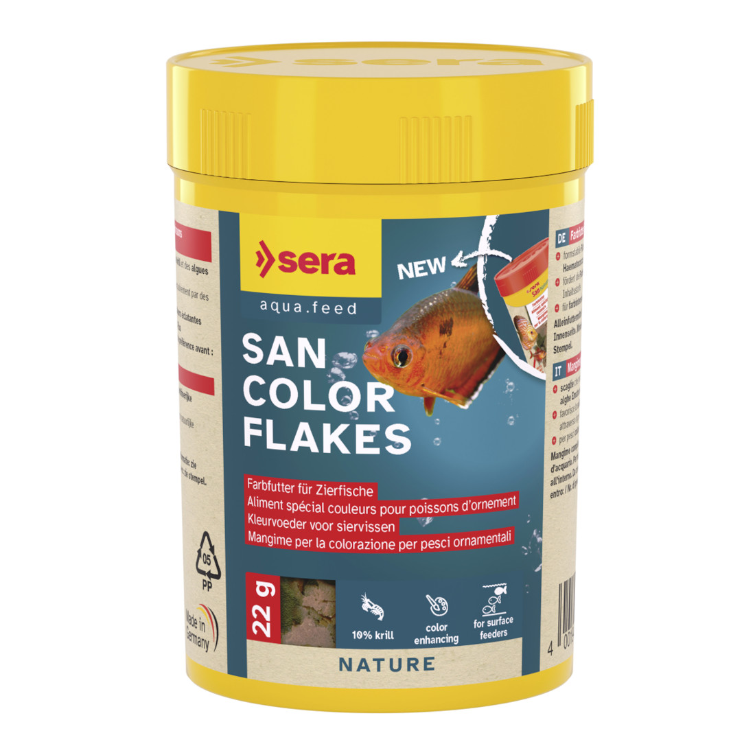 sera San Color Flakes 0,1 Liter -Farbfutter-