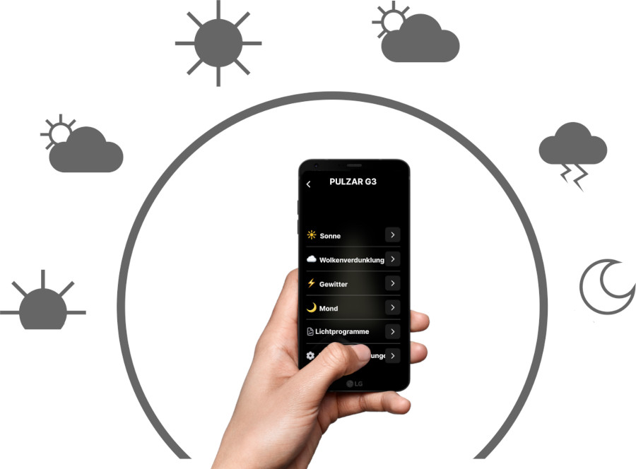 LYNK pro control -Lichtsteuerung Pulzar-