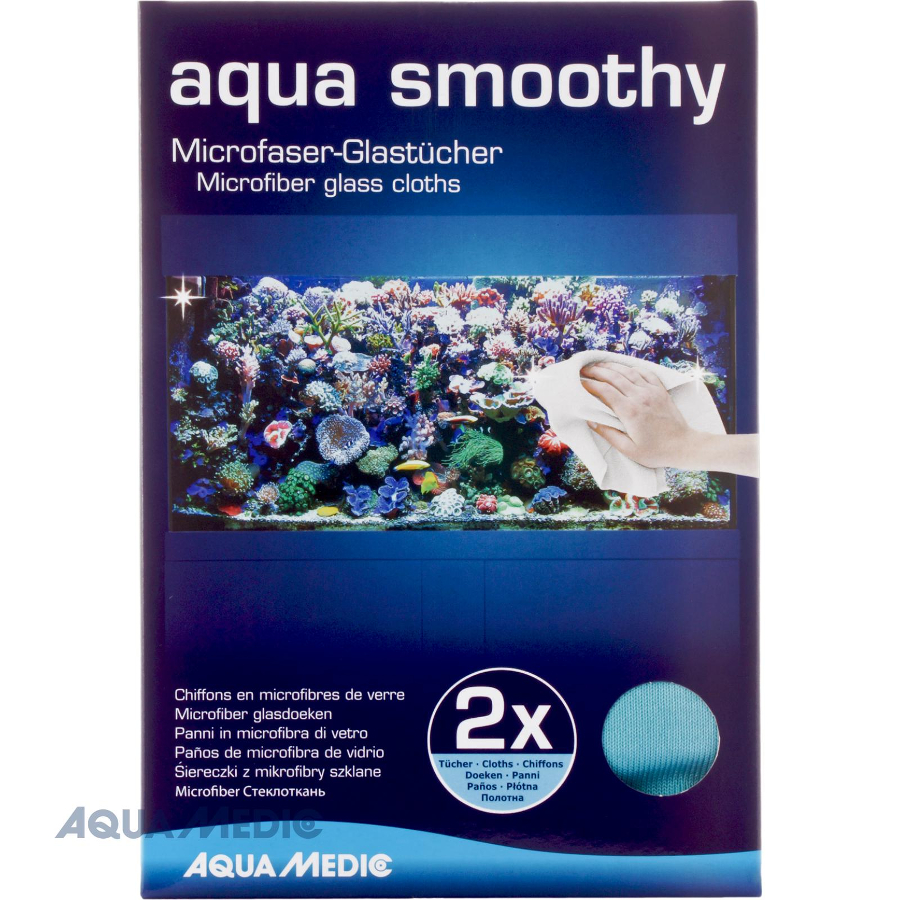 aqua smoothy Microfaser-Glastücher Packung