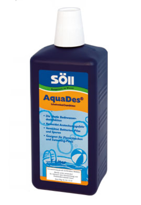 Söll AquaDes 1 Liter Desinfektion für Schwimmbecken -Schnäppchen-
