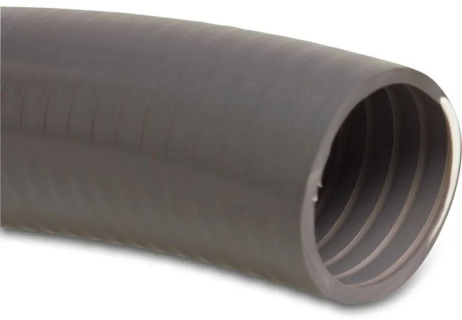 Profec Klebeschlauch PVC D=50 mm 6bar Grau lfm.