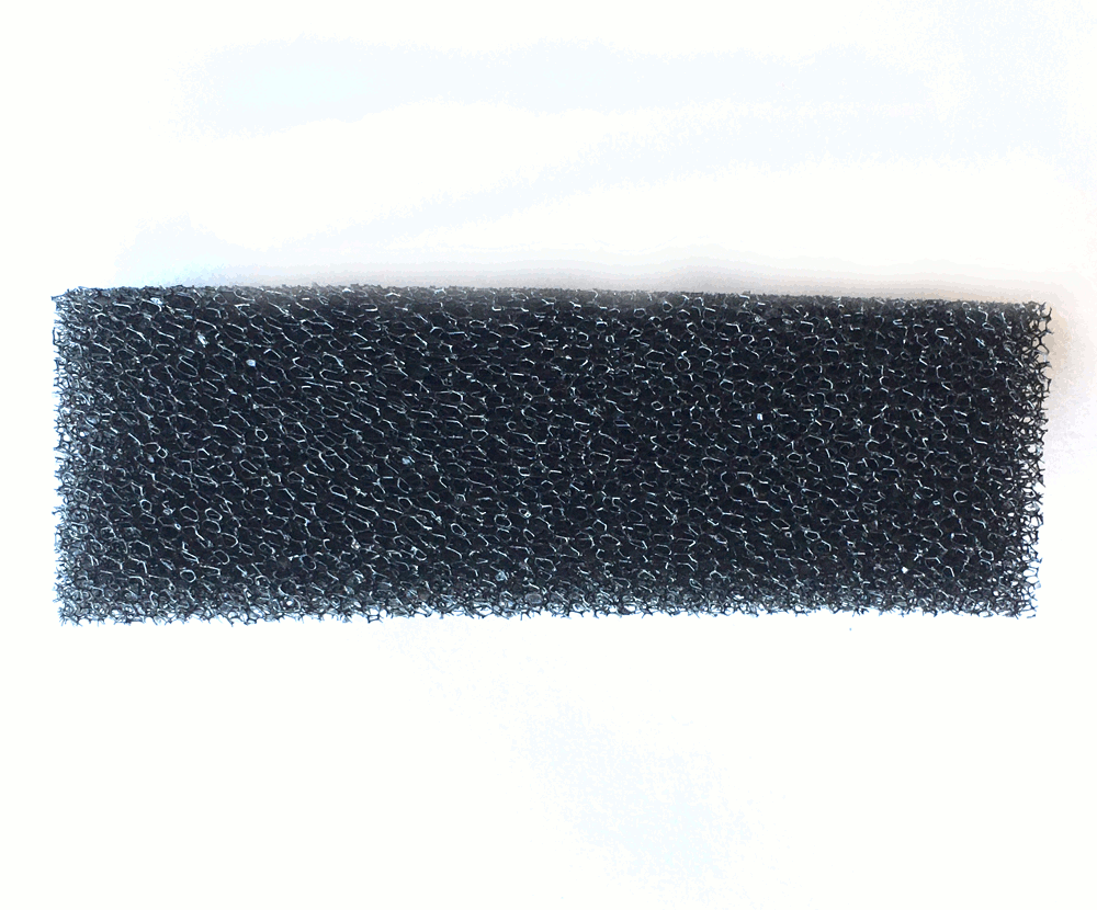 Schwammpatrone eckig für Schnellfilter 5x5x15 cm mittel