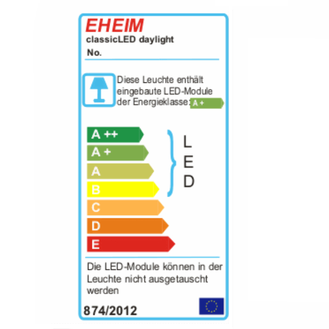 EHEIM classicLED daylight Energieklasse