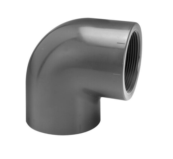 PVC Winkel von 3/8" (2 x Innengewinde)