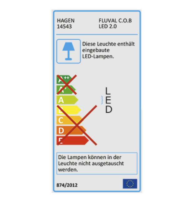 Fluval C.O.B. Nano LED Lampe Süß-& Meerwasser