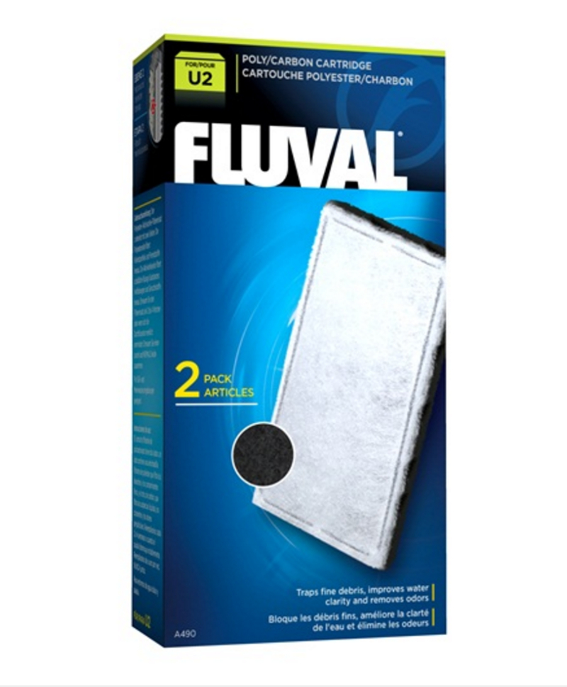 Fluval U2 Poly Aktivkohle Filtereinsatz Phase 2 