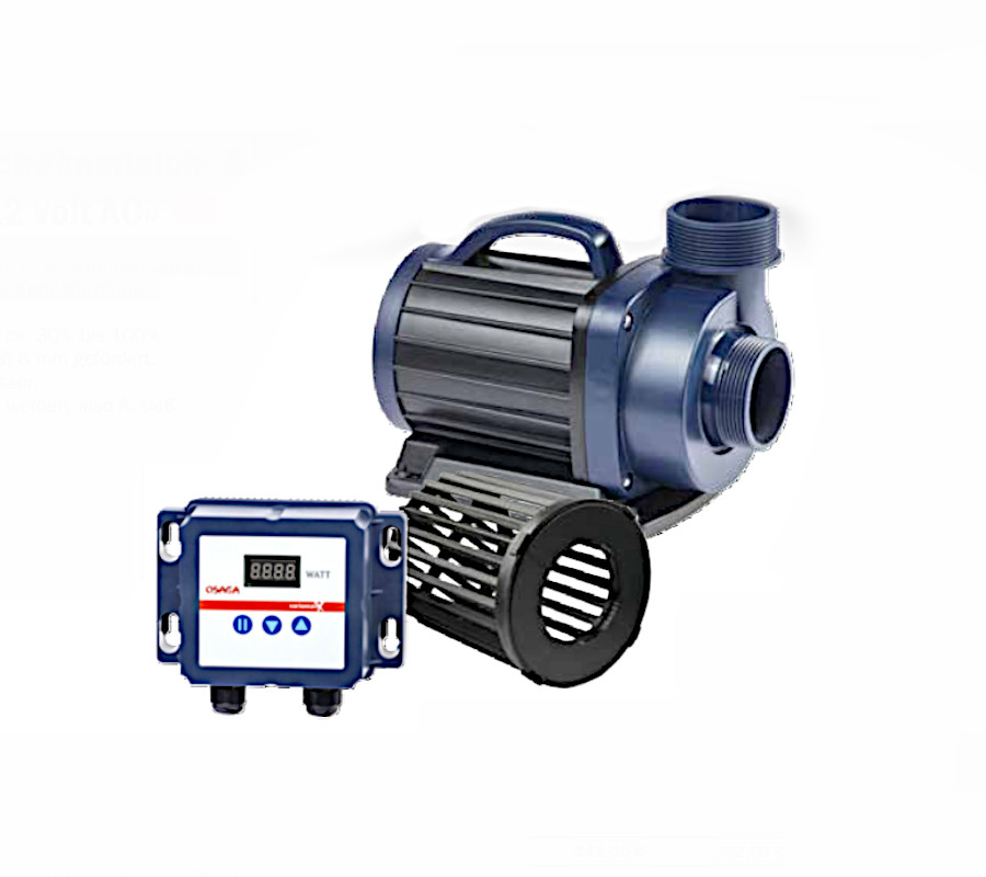 Osaga OHE-10000 VX 12 Volt Schimmteich & Bachlaufpumpe