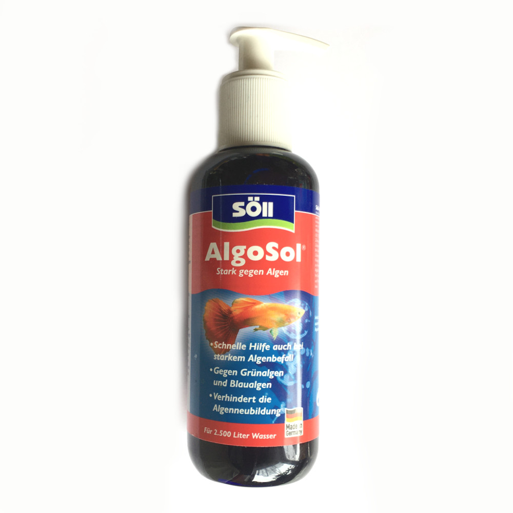 Söll AlgoSol 250 ml stark gegen Algen im Aquarien -Schnäppchen-