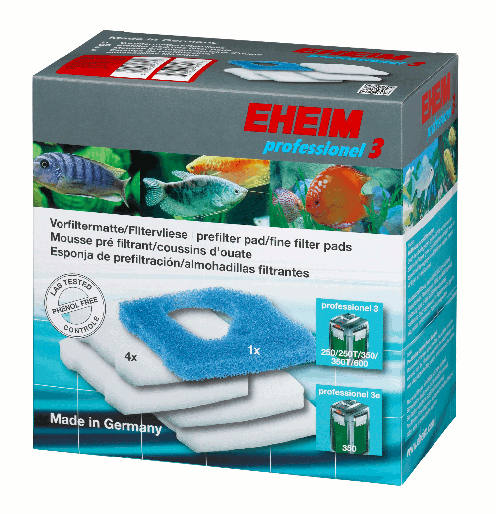 Eheim Vorfiltermatte + Filtervliese für prof. 3 350/600 (2073/75), prof 3e 350 (2173)