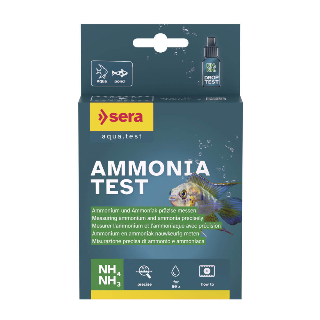 sera Ammonia Test (Ammonium/Ammoniak) (NH4/NH3 ) 3x15 ml