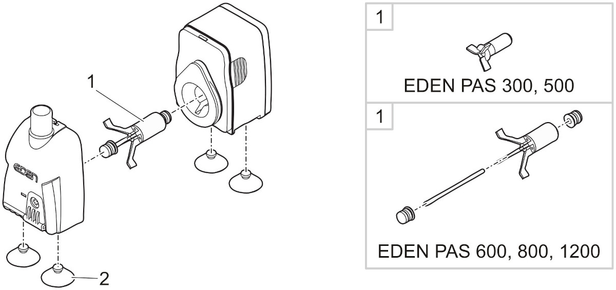 EDEN PAS 800 Aquarienpumpe-Filterpumpe-Wasserzirkulation