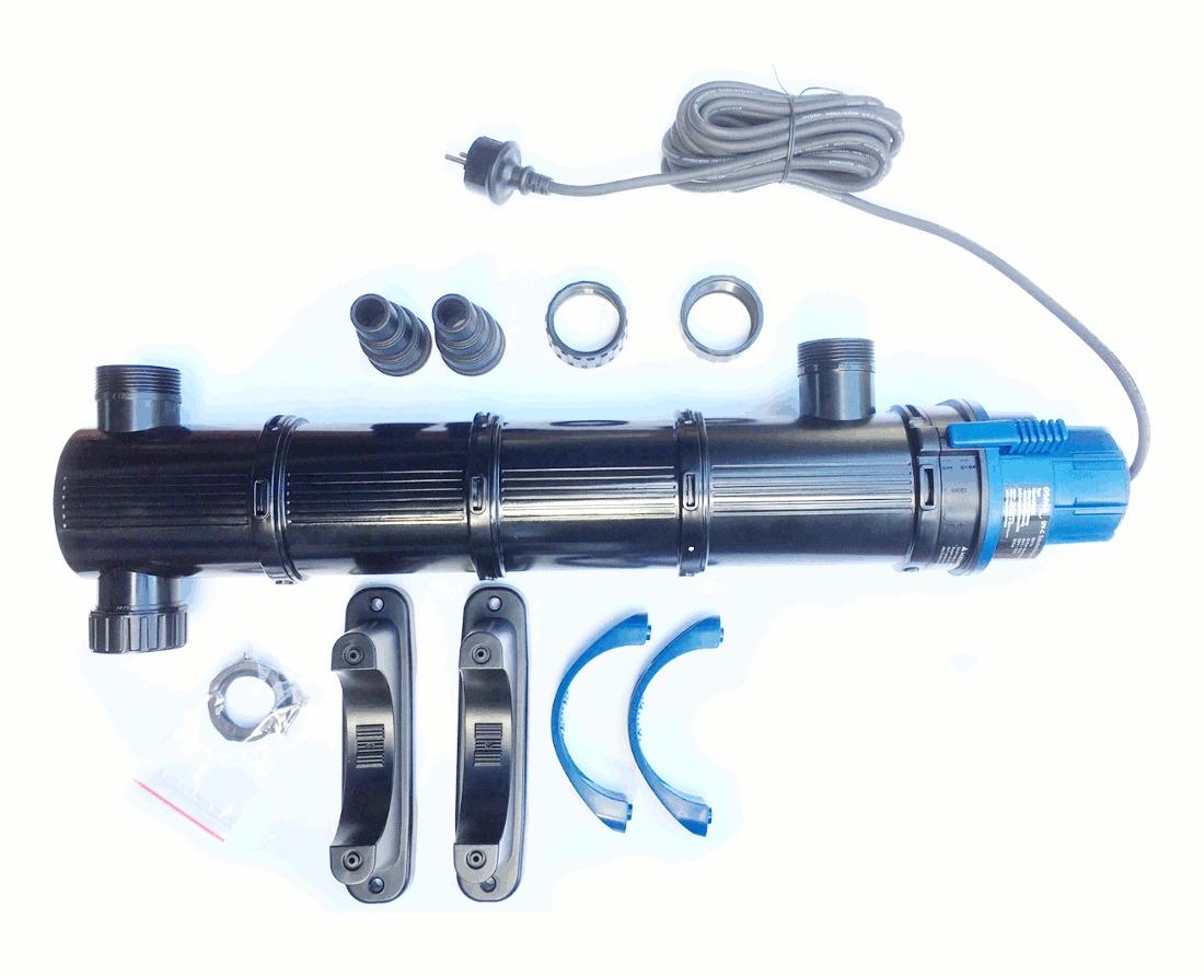OSAGA UV-C Teichklärer 36 Watt Lieferumfang