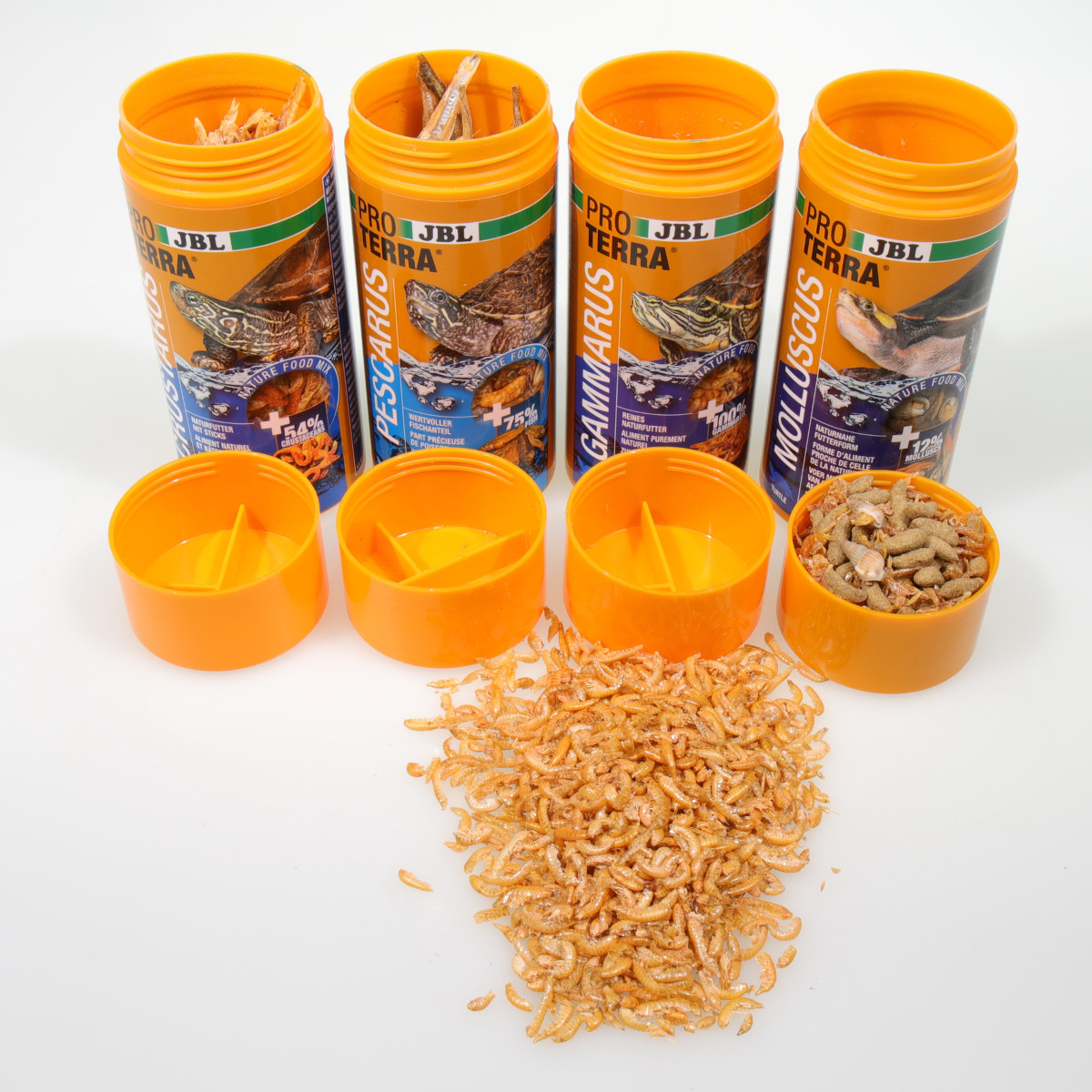 JBL PROTERRA GAMMARUS 0,25 Liter -Leckerbissen für Wasserschildkröten- 