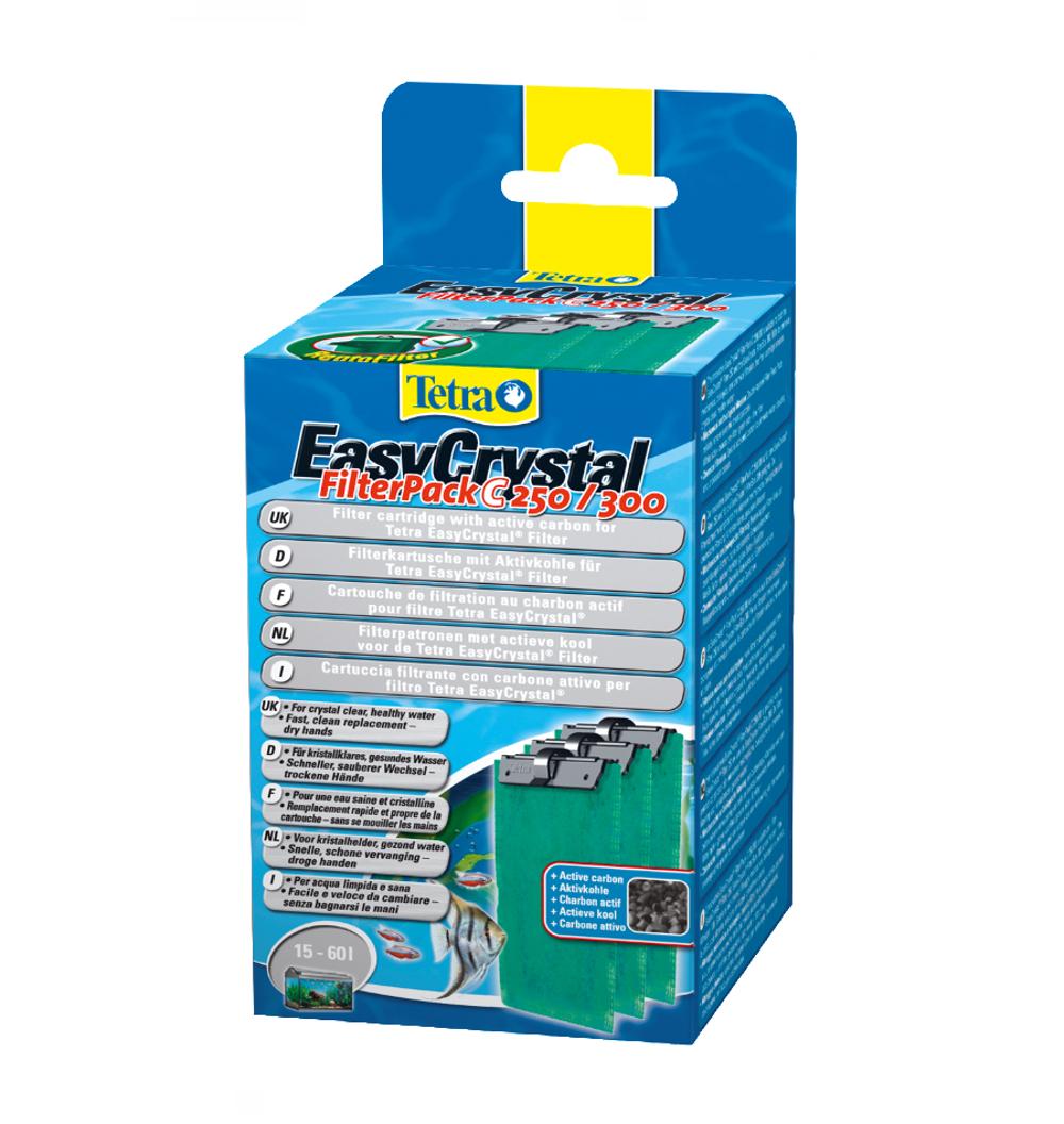 Tetra EasyCrystal FilterPack C250/300 3er mit Aktivkohle