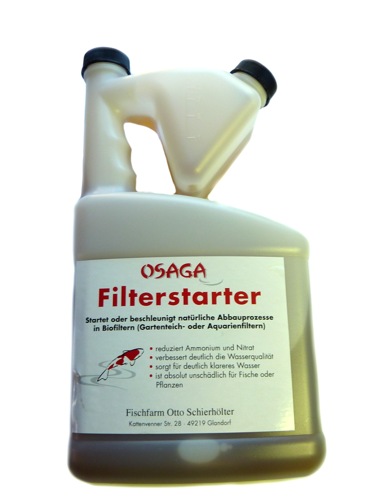 Osaga Filterstarter 1.000 ml (Anschub für Biofilter) 