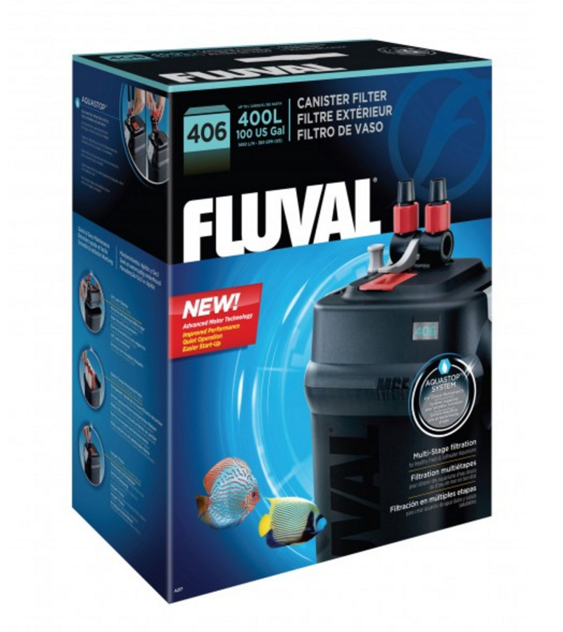 Fluval Außenfilter 406 Verpackung