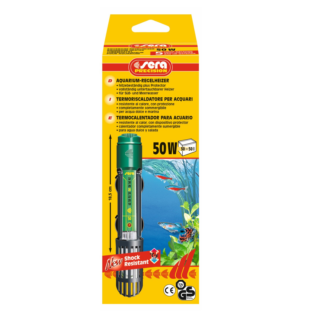 sera Aquarium-Regelheizer 50 Watt