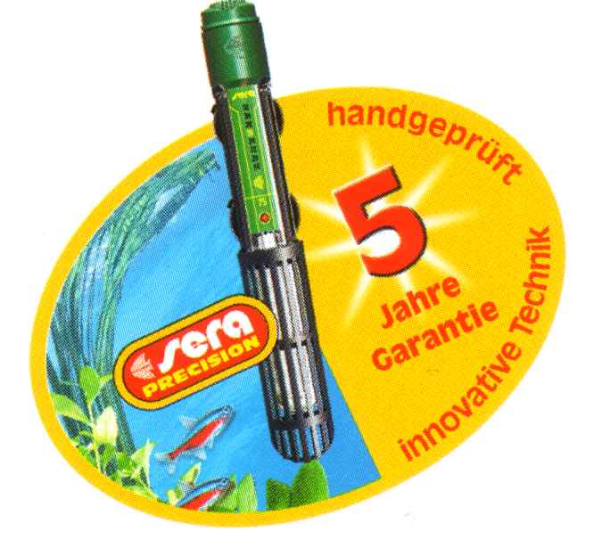 sera Aquarium-Regelheizer verlängerte Garantie