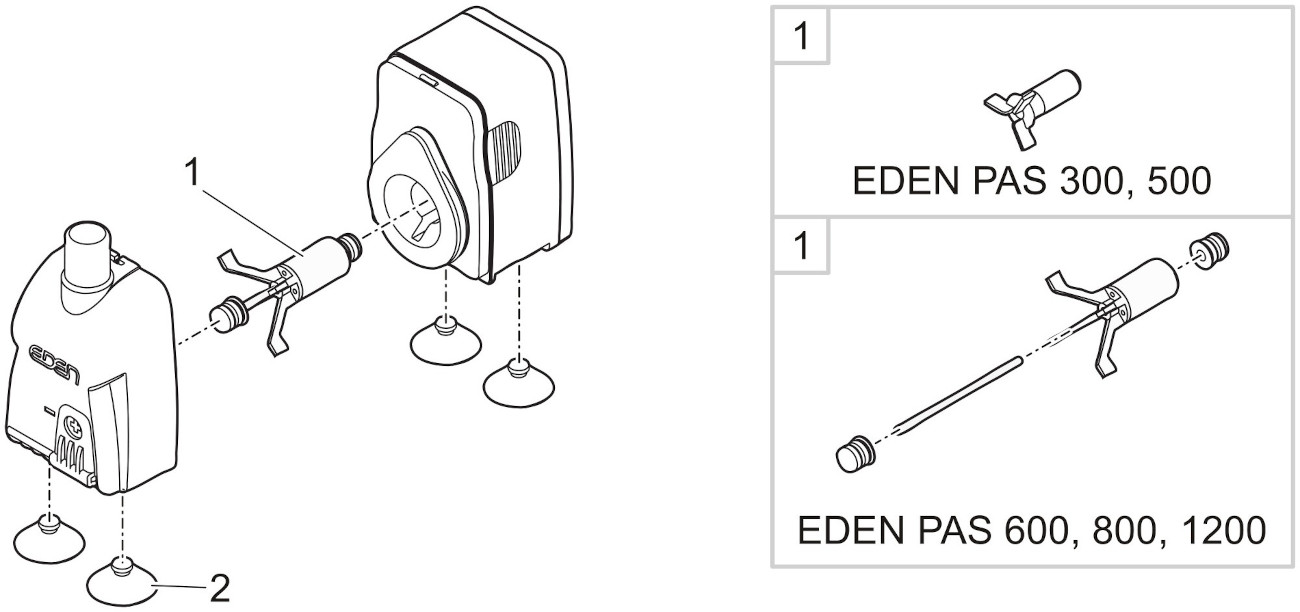 EDEN PAS 300 Aquarienpumpe