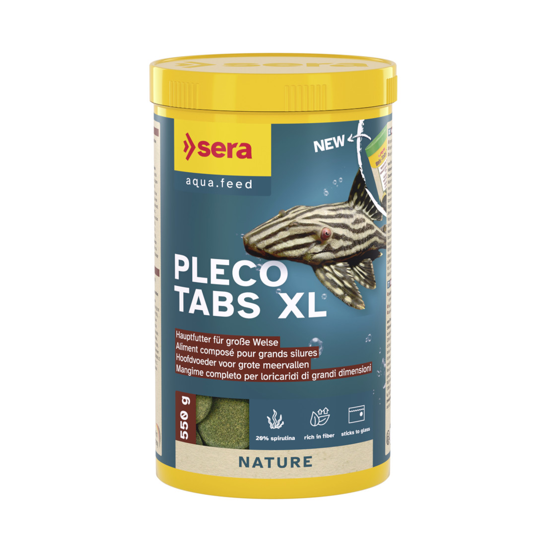 sera Pleco Tabs XL 1,0 Liter -Welsfutter-