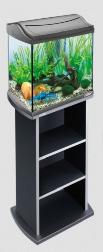 Tetra AquaArt Aquarienunterschrank mit Aquarium dargestellt