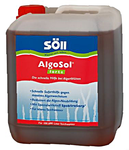 Söll AlgoSol forte 2.500 ml Algenmittel für Teich