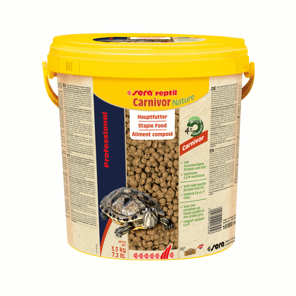 sera reptil Professional Carnivor Nature 10 L