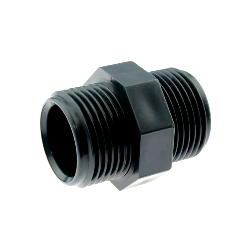PVC Doppelnippel 1/4" (2 x Außengewinde)