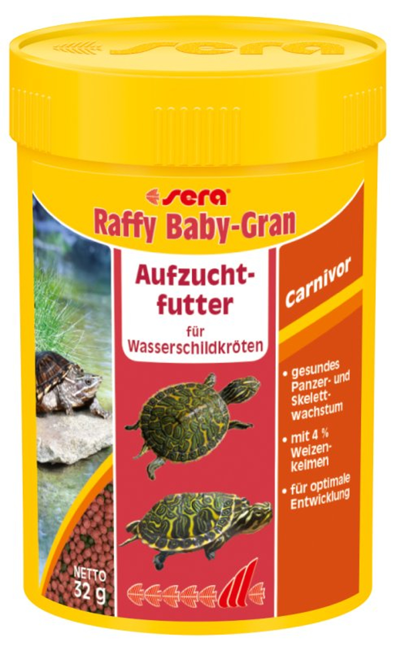 sera Raffy Baby-Gran 100 ml Aufzuchtfutter für junge Schildkröten