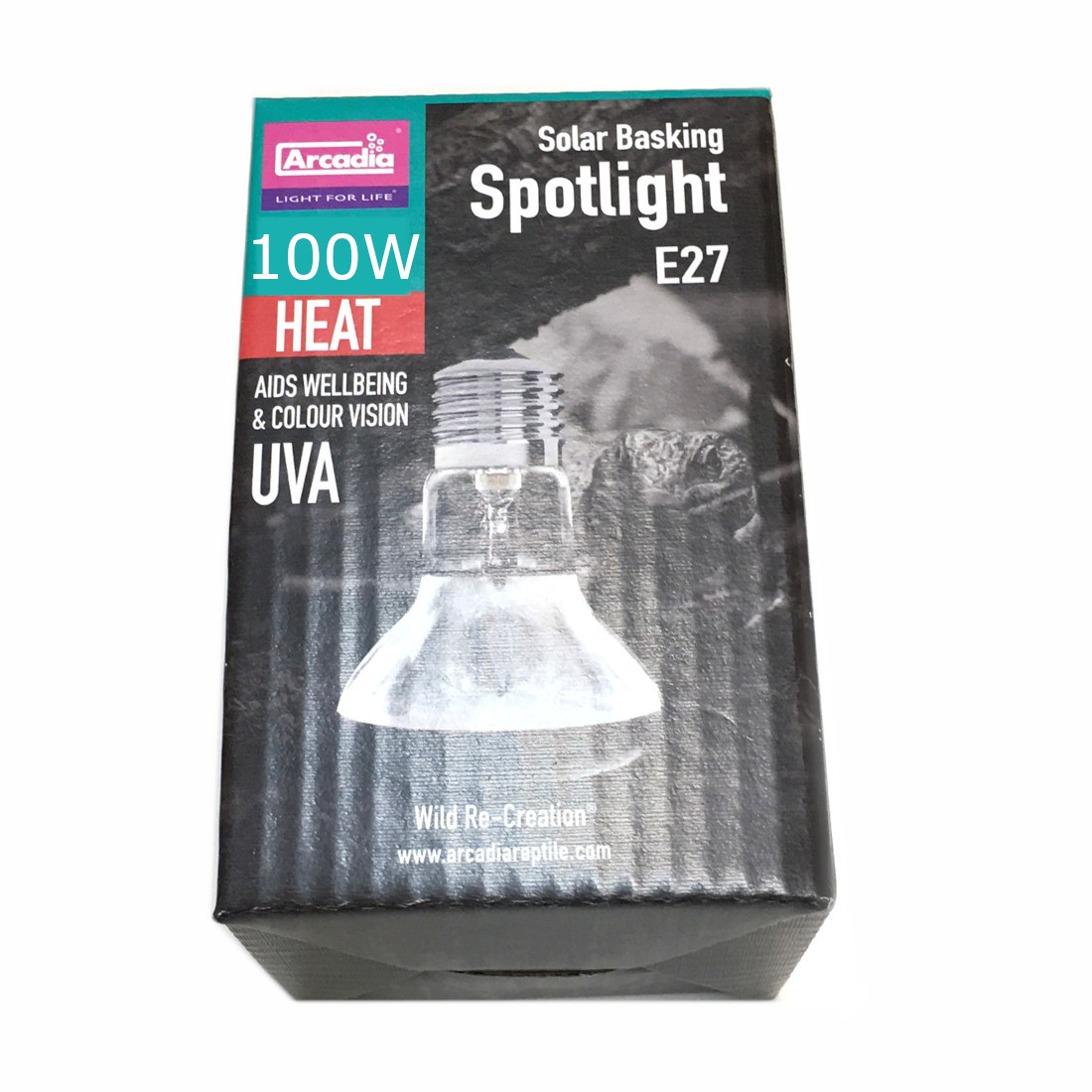Arcadia Solar Basking Spotlight E27 100W