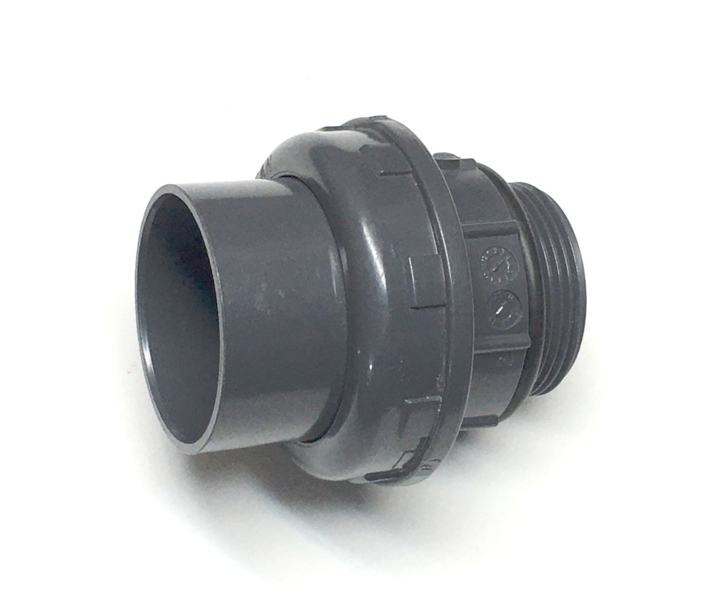 PVC-Verschraubung Klebemuffe 50 mm mit Außengewinde 1 1/2"