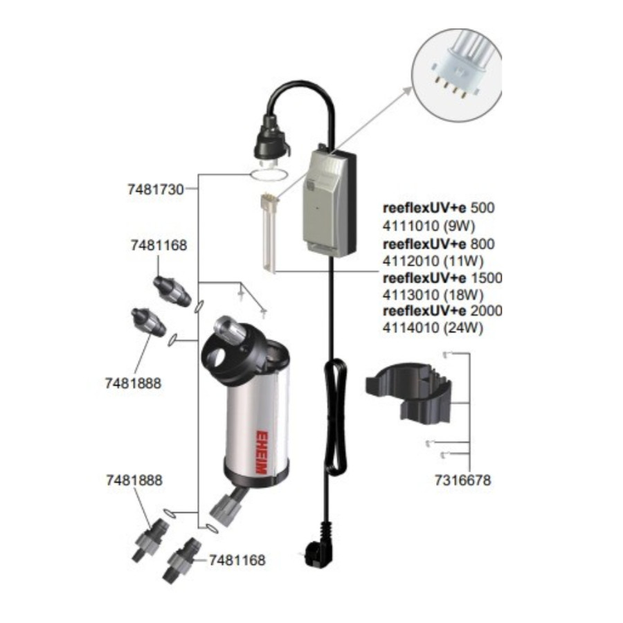 Eheim reeflexUV+e 500 9 W Wasserklärer