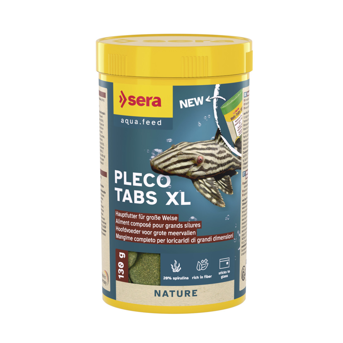 sera Pleco Tabs XL 0,25 Liter - Welsfutter-