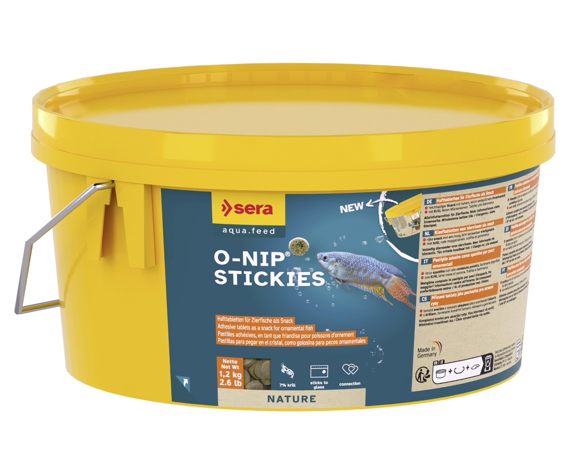 sera O-Nip Stickies 2,2 Liter -Futtertabletten Leckerbissen-