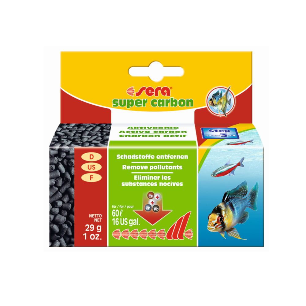 sera super carbon Filterkohle 29 g
